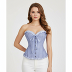 Yellow Jacquard Ruffled Top For Women