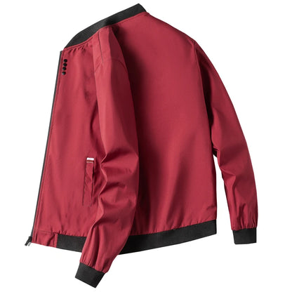 Men's Jacket Autumn Thin Long Sleeve Baseball Jacket