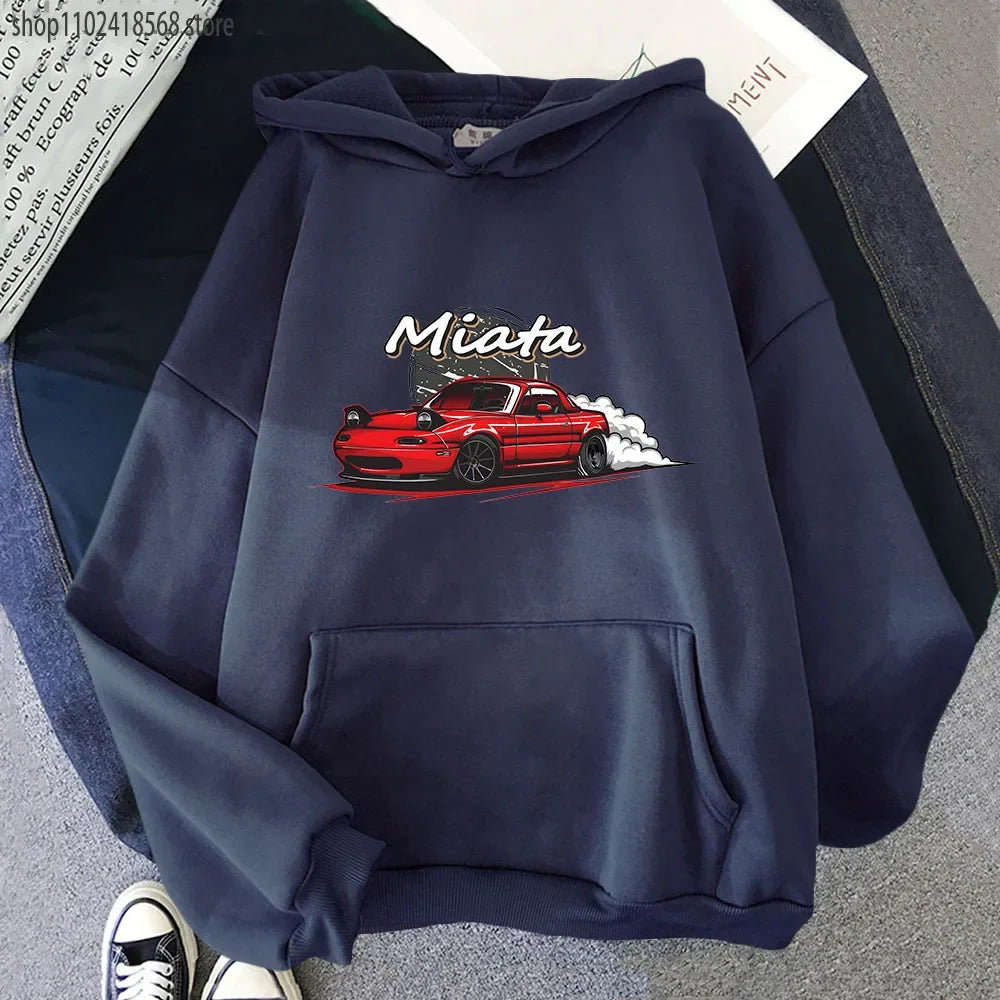 Men Hoodies Drift Jdm Sweatshirt Streetwear Unisex
