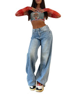 Baggy Jeans Women High Waist