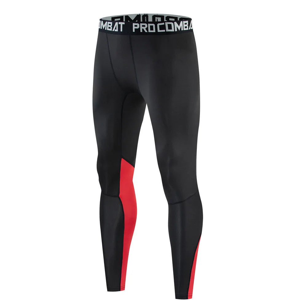 Mens Quick Dry Fit Legging Fitness Training  Pants