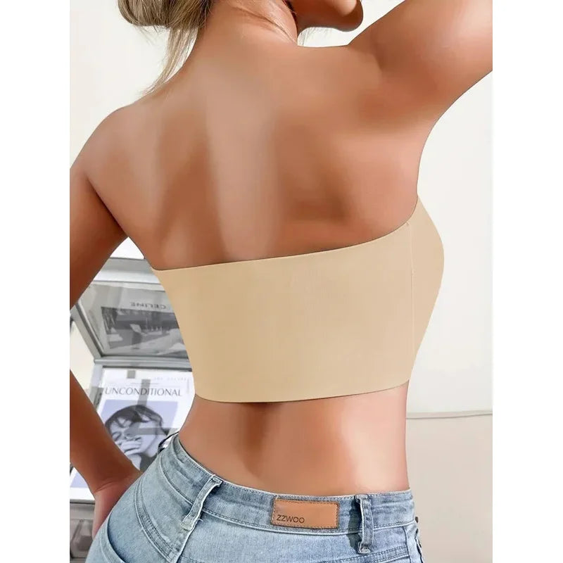 Women's Strapless Front Button Bra
