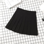 Women's High Waist Skirt For School Girl Uniform