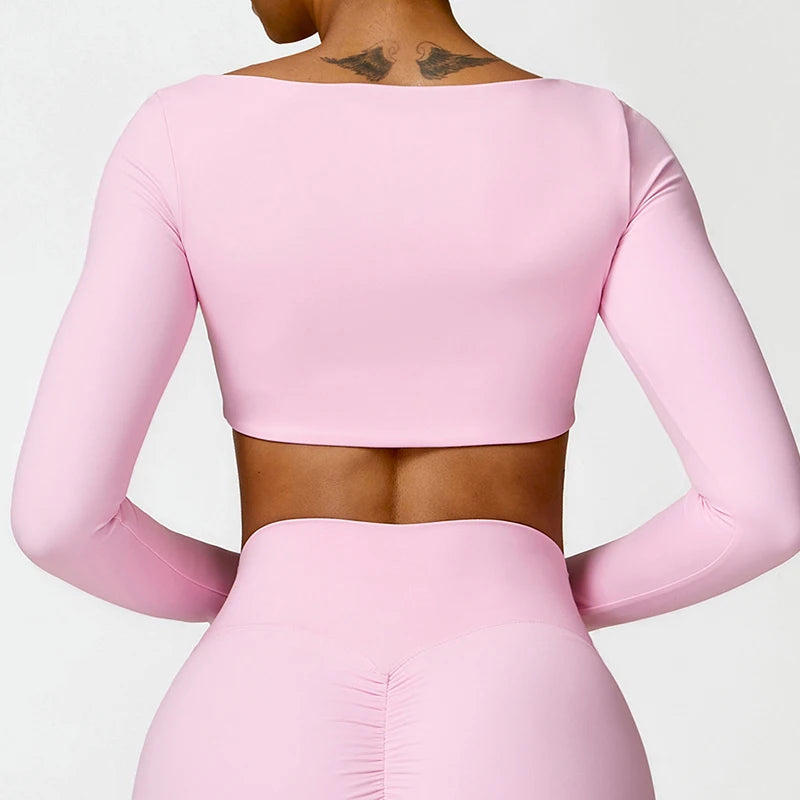 Sports Long sleeved Wear T-shirt Top