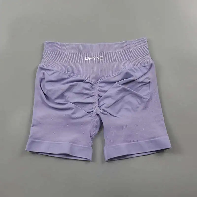 Yoga Seamless Scrunch Bum Workout Gym Booty Stretch Running Shorts