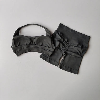 Women's Sports Bras Shorts set