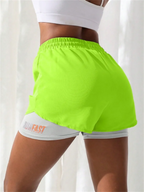 Women's Yoga Shorts With Elastic