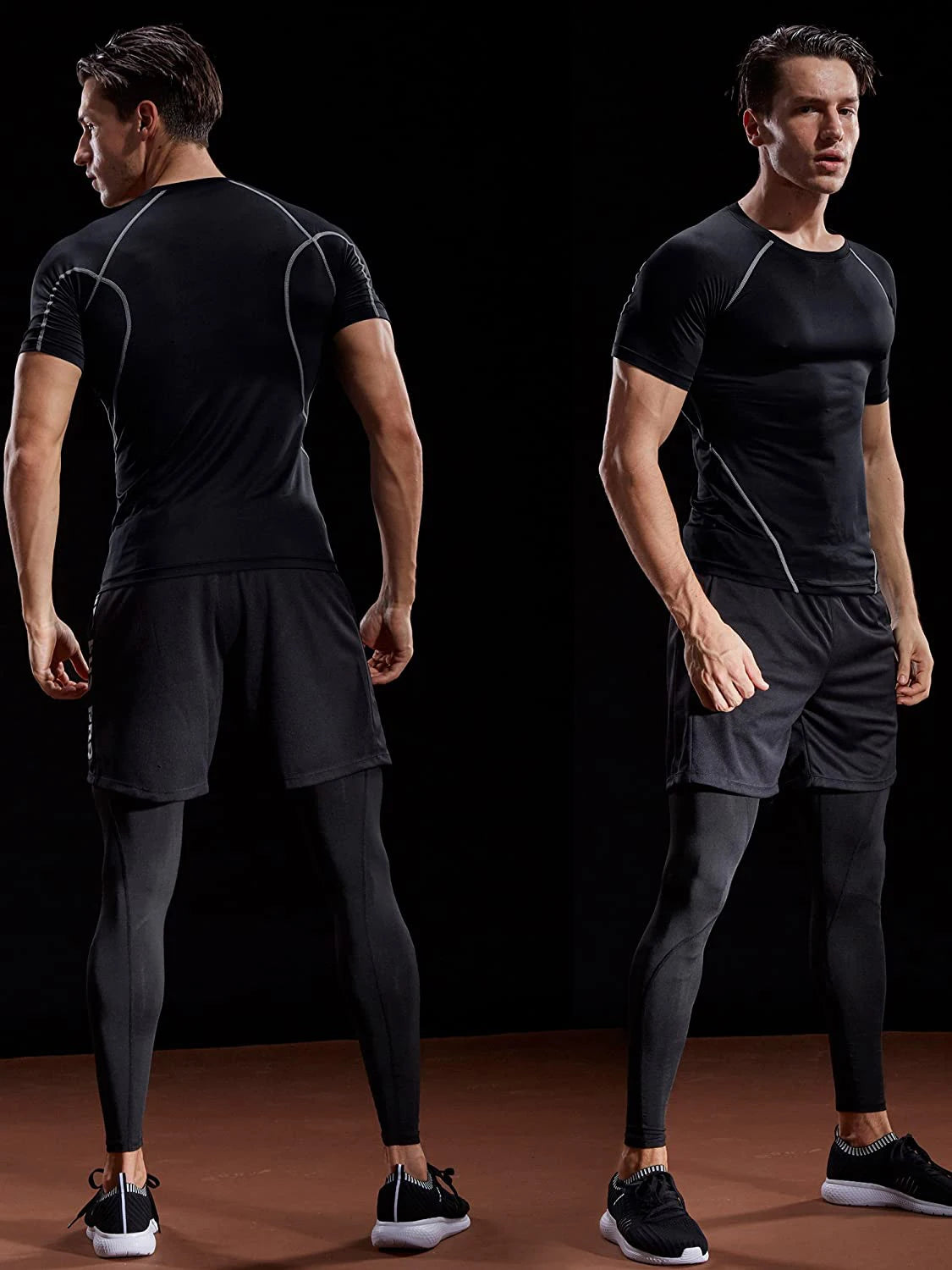 T Shirt Men Summer Sportswear Running Athletic Gym Workout Shirts