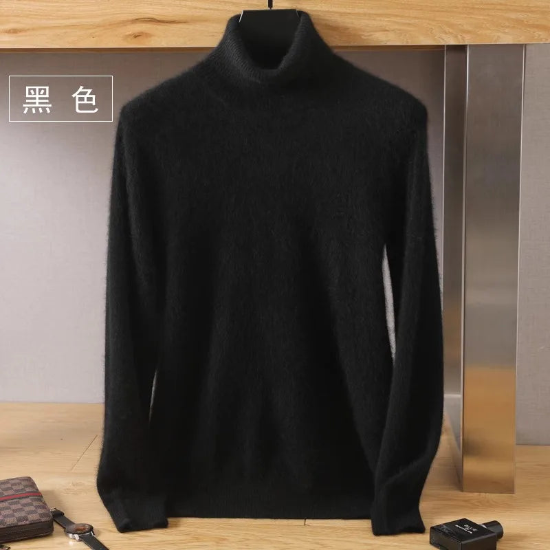 Men's Sweater High Winter New Tops Long Sleeve High-End Jumpers