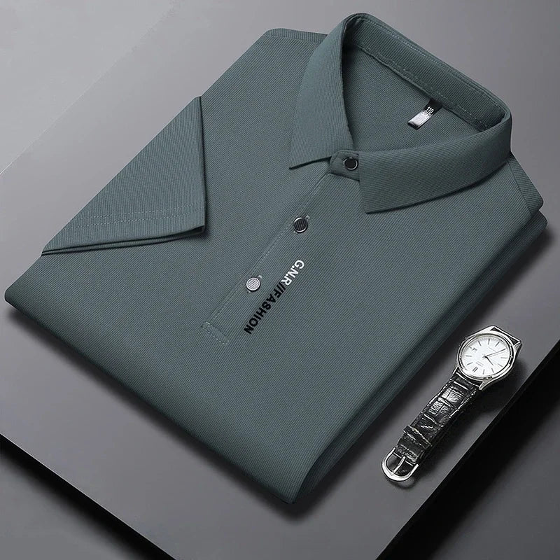 Men's Short Sleeve Solid Color Polo Shirt Top New Arrivals