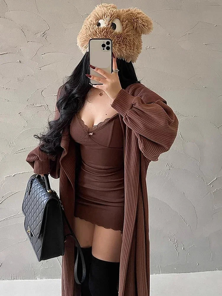 Fashion Aesthetic Bow Club Party Sexy Dresses for Women