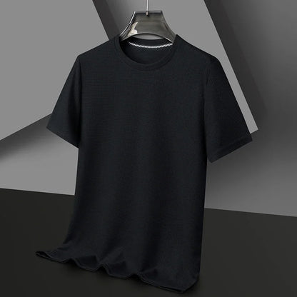 New Summer Round Neck Short Sleeved T-shirt for Men's Short Sleeved Top