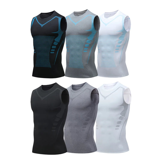 Mens Gym Shirt Sleeveless Quick Dry Sportswear