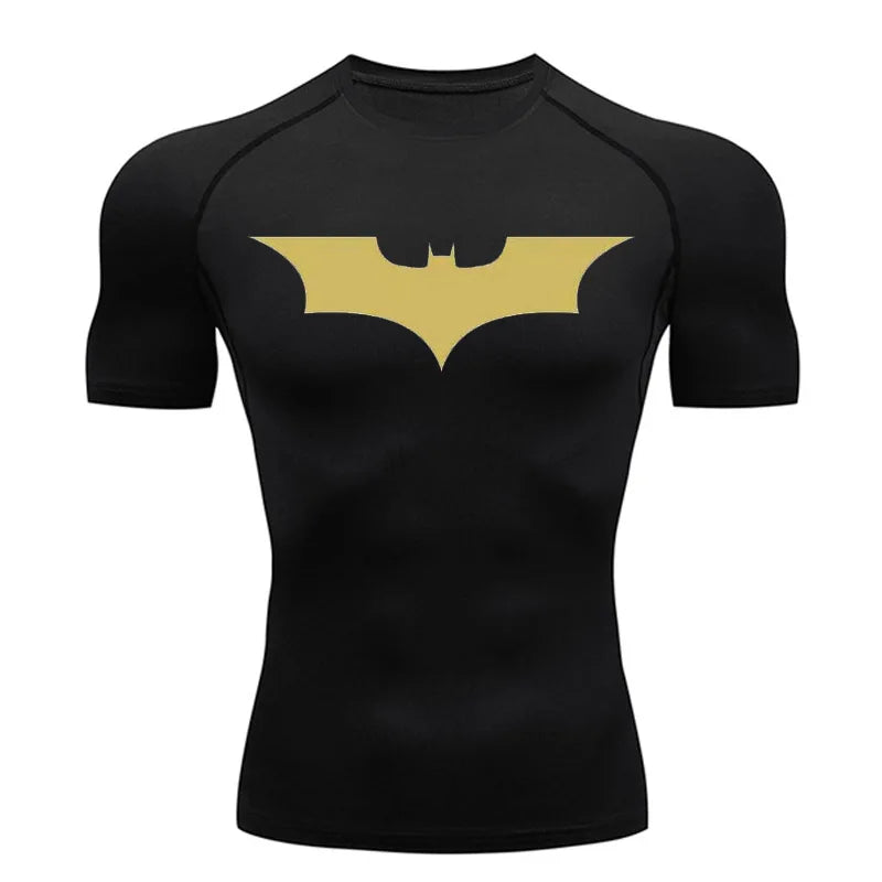 Men Short Running T Shirt Gym Sports Top Quick Dry Clothing