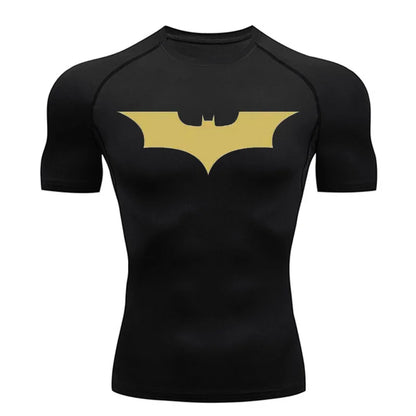 Men Short Running T Shirt Gym Sports Top Quick Dry Clothing