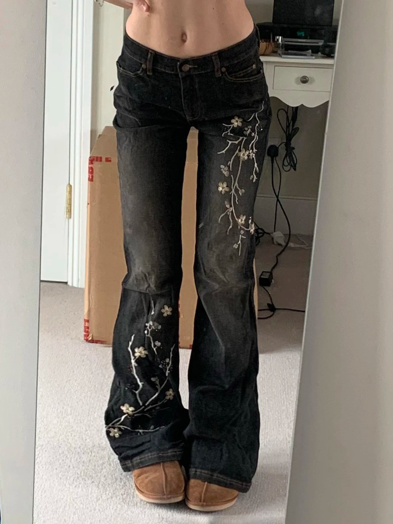 Women Denim Pants High Street Basic Trousers