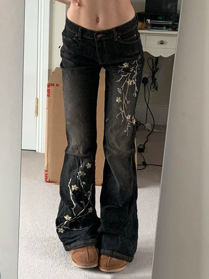 Women Denim Pants High Street Basic Trousers