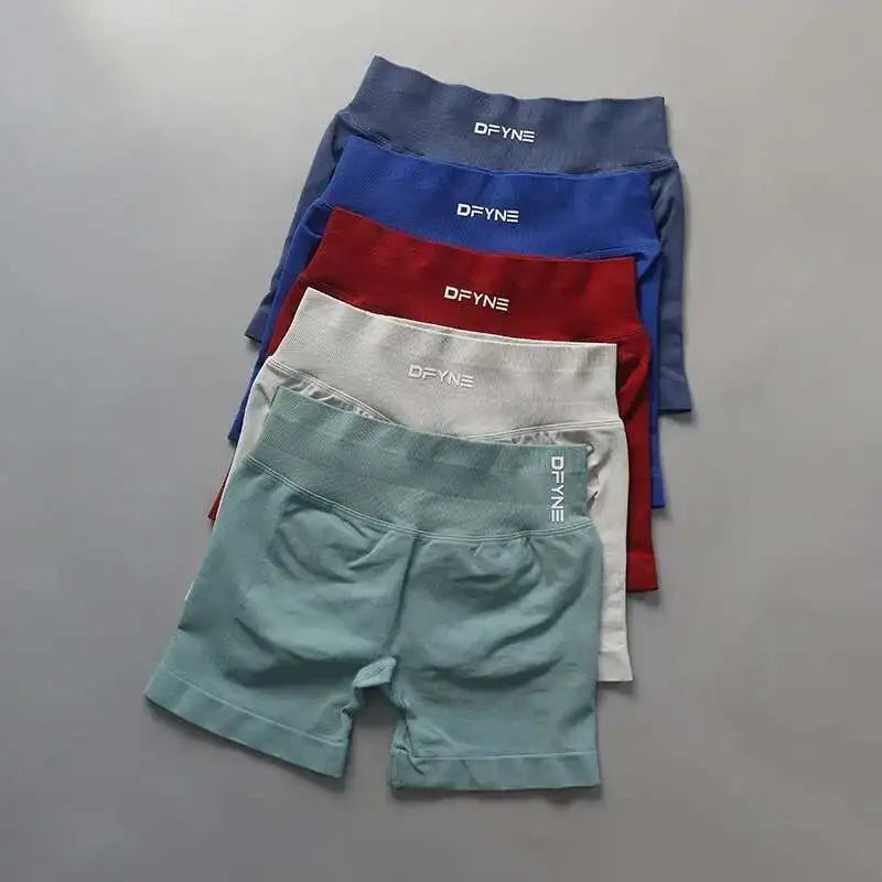 Yoga Seamless Scrunch Bum Workout Gym Booty Stretch Running Shorts