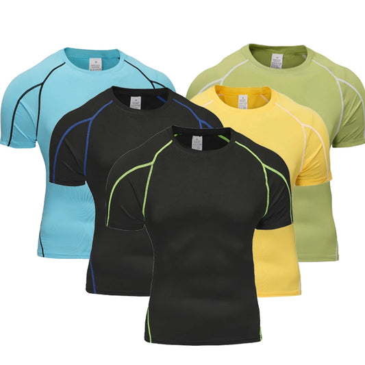 Men's Running T Shirt  Athletic Tights