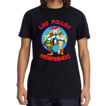 Printed T-Shirt Men Fashion Casual Short Sleeves