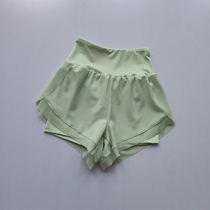 Women's Sports Shorts Mesh 2 In 1 Quick-dry Yoga Shorts