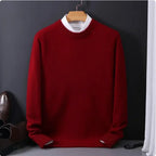 Sweater O-neck Pullovers Men's Loose Bottom Shirt