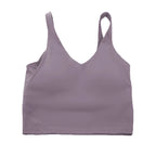Sports yoga bra with a gathered U-back