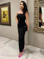 Long Dress For Women Backless Clothes