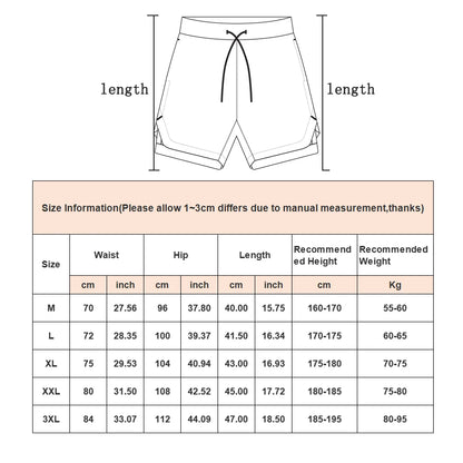 Men Gym Sports Shorts Quick Dry