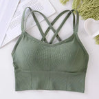 Sexy Women Tops bra Breathable Soft Fitness Beauty Solid Color Bra