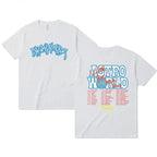 New T Shirt Men Women Jack T-Shirts Wish You Were Here Tour Letter Print Tops Brown