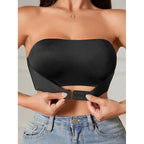 Women's Strapless Front Button Bra