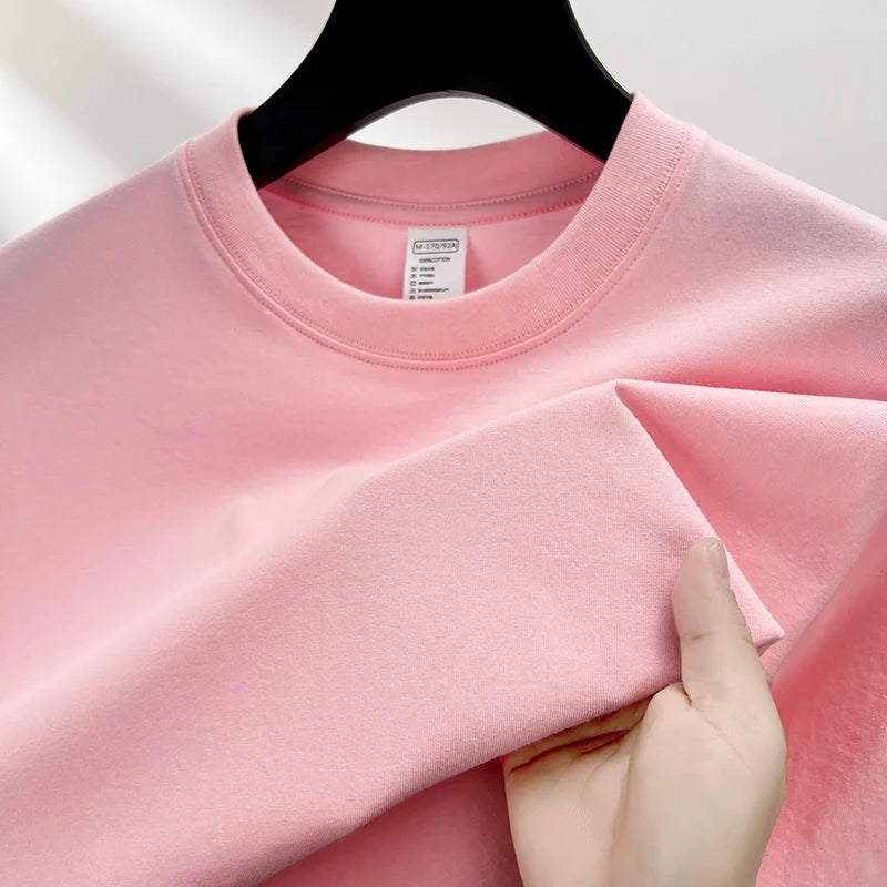 summer high-end brand men's short sleeve round neck fashionable style