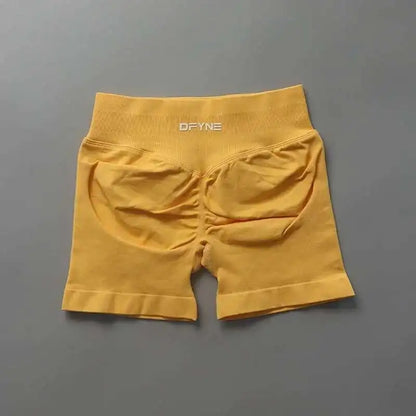 Yoga Seamless Scrunch Bum Workout Gym Booty Stretch Running Shorts