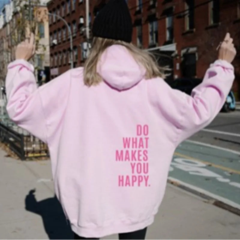 Printing Sweatshirt Fashion Women Street Pullover Warm Soft Hoodies Clothing