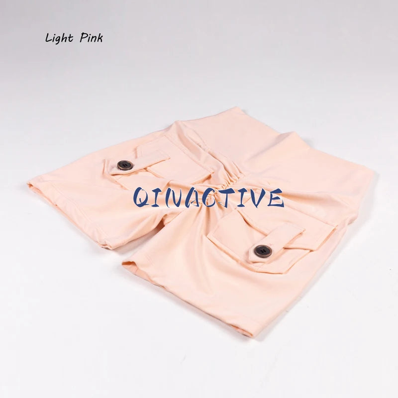 Yoga Shorts for Women Pocket Scrunched Butt Gym Leggings