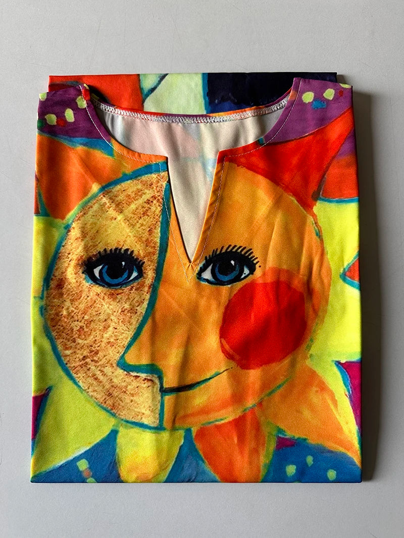 Women's New Dress V-neck Sleeveless  Dress