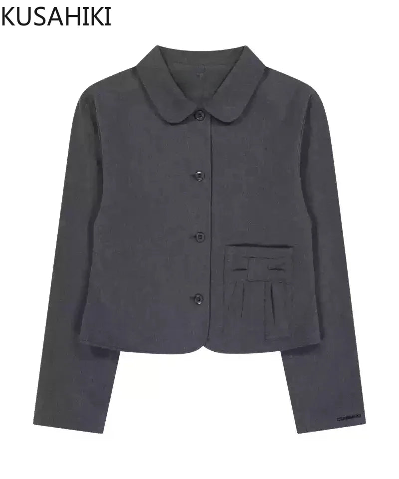 Japanese Style Suit Jacket coat for Women