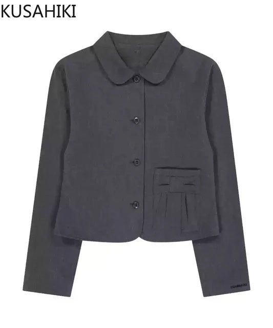 Japanese Style Suit Jacket coat for Women