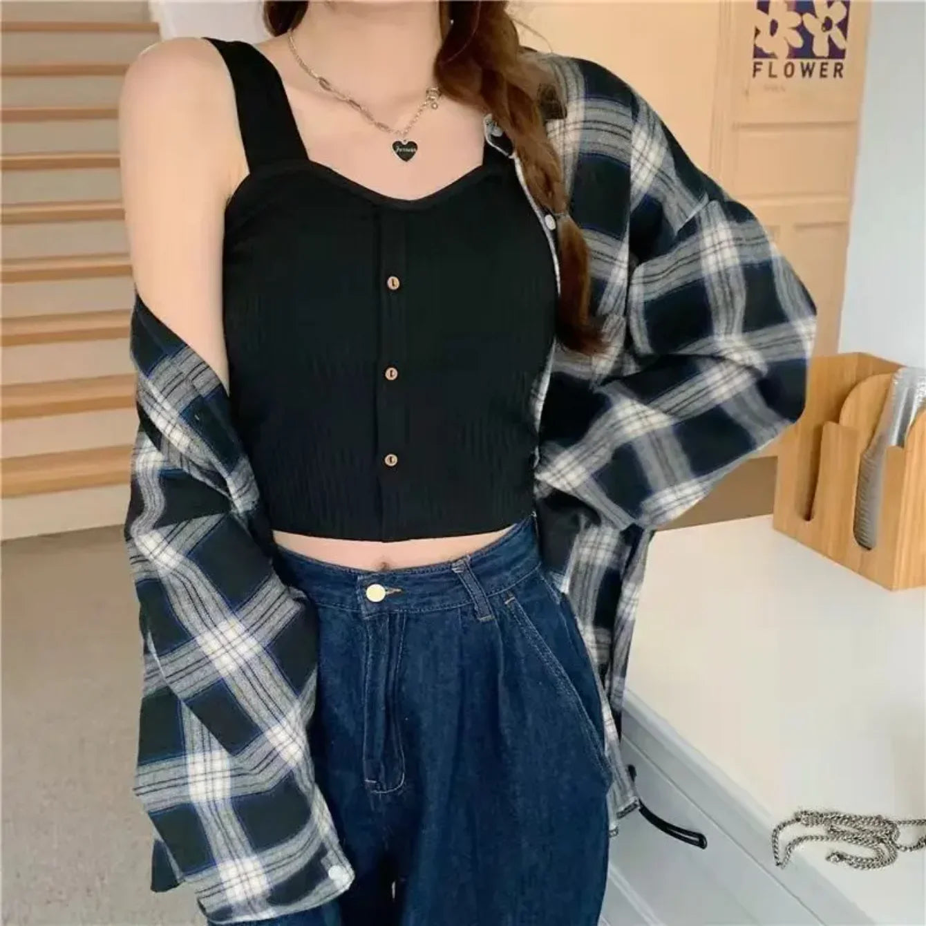 Women's Cropped Tops with Bra