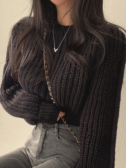 Women Sweater  Knitwear Soft Warm Tops