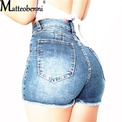 New High Waist Skinny Hips Stretch Leg Length Tight Hips Jeans