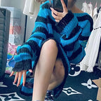 Unisex Sweater Summer Women Striped Cool Hollow Out Hole Streetwear Top