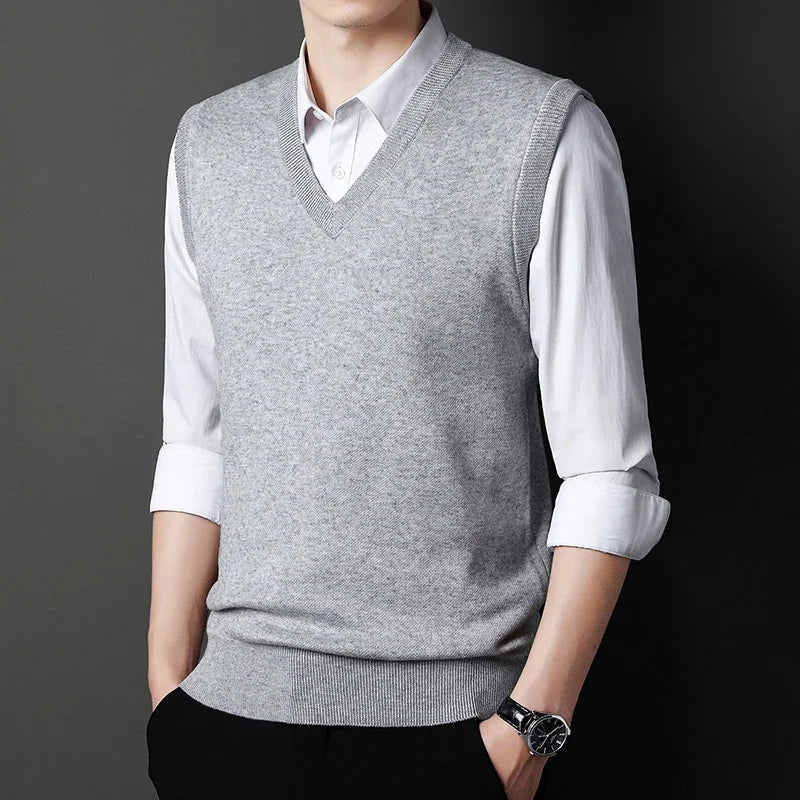 Men's Sweater Vest Casual Fashion Warm Top
