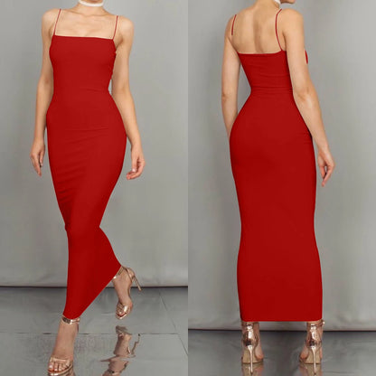 Summer Women's Dress Long Sling Dresses