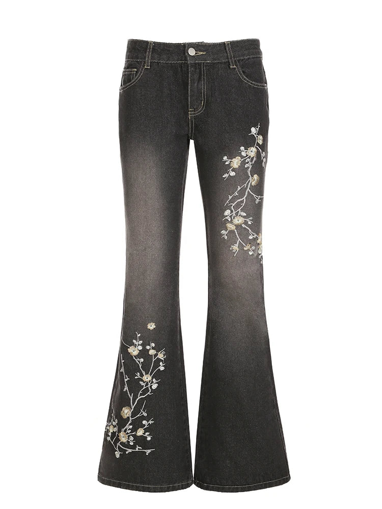 Women Denim Pants High Street Basic Trousers