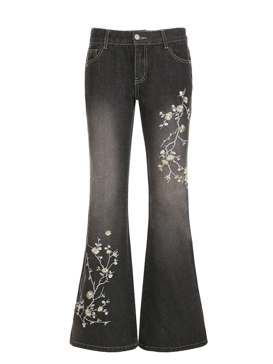 Women Denim Pants High Street Basic Trousers