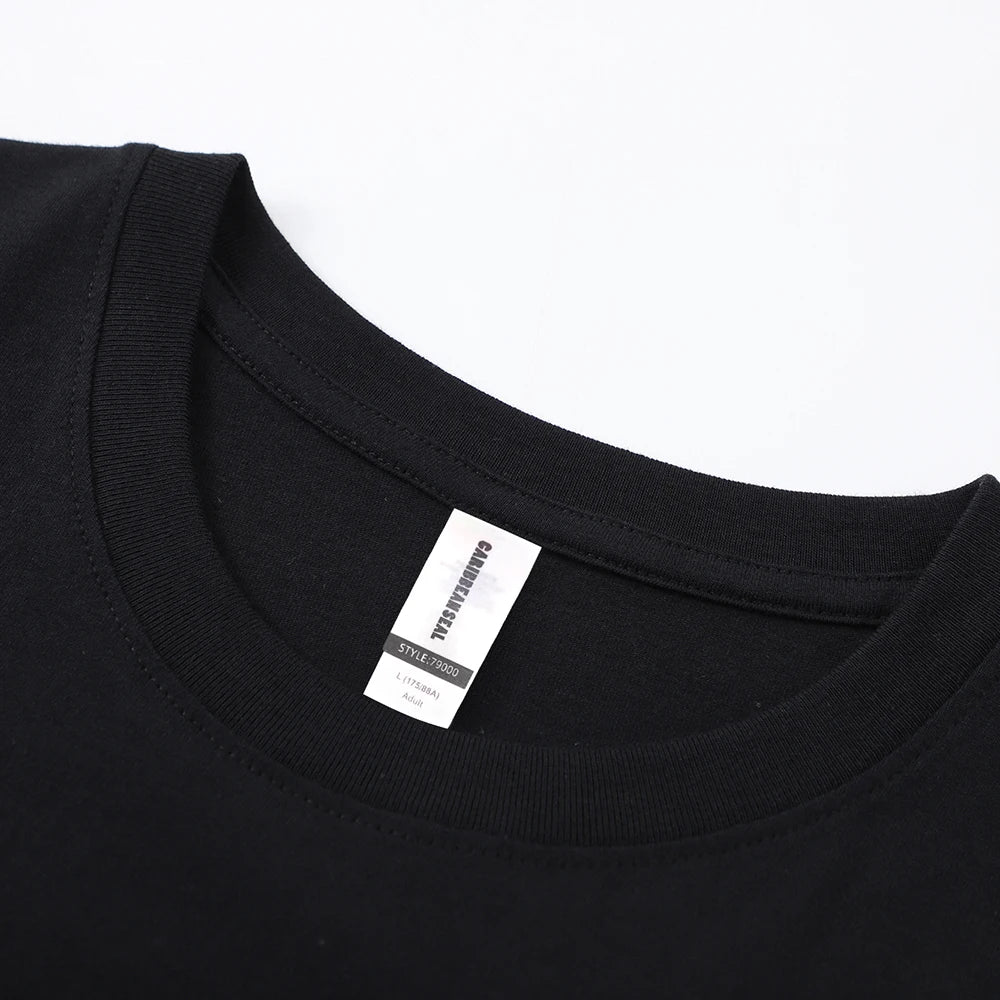 Pure Cotton Trendy Summer Loose Short Sleeved T-shirt Men Women