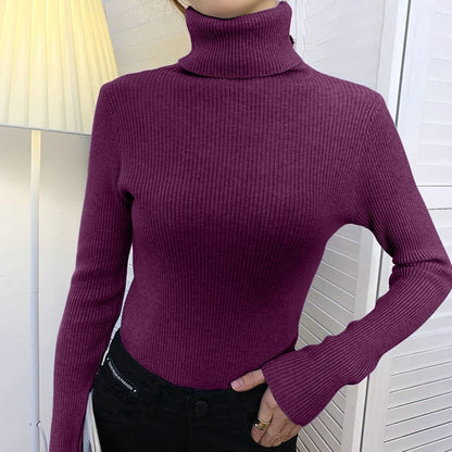 Women Sweater Knitted Soft Pullovers Cashmere
