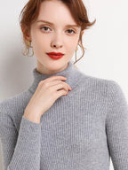 Women Sweater Knitted Soft Pullovers Cashmere